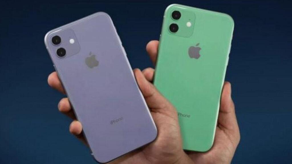 iPhone 11 mor ve yeşil